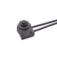 Sakelar Tombol Tekan SPST Tahan Air IP65 10A AC250V DC12V Pra-Kabel ON/OFF untuk Mobil Motor RV Kapal Pesiar Lampu LED