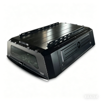 Ram 1500 2500 2019-2024 Hardtop de camionnette en aluminium, couvercle de benne étanche et verrouillable, sans perçage, pour camping