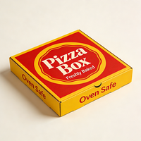 Boîtes à pizza en carton ondulé triple paroi, résistantes, imprimées sur mesure, avec laminage mat écologique TongKun, pour les plats à emporter