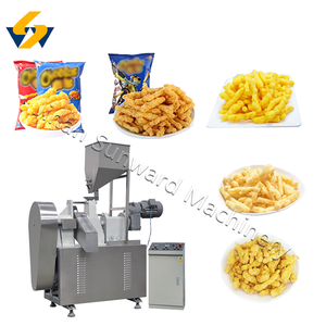 Comercial Nik Naks fabricante máquina extrusora fabricante planta Kurkure Chips fabricación maquinaria línea equipo - Product Image 4