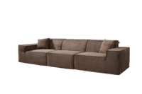 Canapé Modulable Économique en Mousse Compressée, Ensemble de Meubles Capitonnés pour Salon, Appartement, et Loft