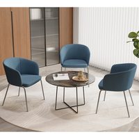 Chaise de salle à manger de salon à domicile en vente chaude, rembourrage, pieds en métal, accoudoirs, prix bas raisonnable, chaise de loisirs, fauteuil de visiteur de bureau