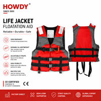 Gilet de sauvetage HOWDY pour adultes et enfants, haute flottabilité, portable, en mousse EPE, pour bateaux et natation