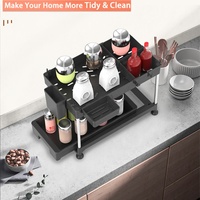 Étagère de cuisine Récipients de rangement pour armoires Organisateurs de tiroirs de cuisine en plastique et rangement pour la maison