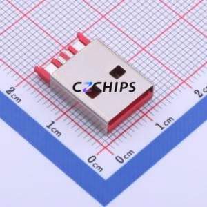 917-111A110DAM0400 USB Connector Connector ( Connector Type: Type-A )( Protocol Standard: USB 2.0 )( Gender: Male ) - Product Image 1