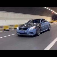 Nouveau capot moteur en fibre de carbone véritable style GTS avec boulons pour Infiniti G37 Coupé Berline 2008-2015 à fixer par vis