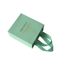 Sacs shopping en papier personnalisés avec logo, ruban en coton, vente en gros, pour emballage cadeau, bijoux, sacs en papier avec logo.