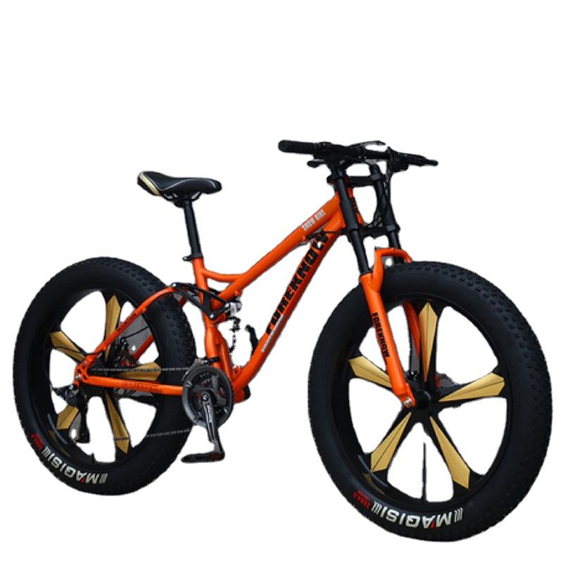 Fat Tire Bike Durable, Disc Brake 24/26 Inch Bicycle
