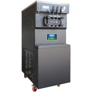 2022 sıcak satış dondurma otomatı makinesi yüksek kaliteli makine yapmak dondurma toptan 3 lezzet yumuşak hizmet makineleri dondurma