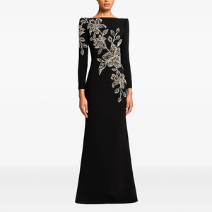 green emerald velvet dress Gray Medieval-Inspired Empire Waist Gown in Grey Velvet – Long Sleeve Medieval Dress with Embroidered Trim Plus Size Size 6 / Without Shawl / Gray