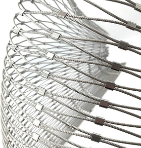 Virola personalizada Tipo Inox 316 Red de cuerda de alambre Flexible Cable de acero inoxidable Webnet X Tide Rope Mesh - Product Image 1