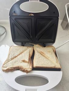 Taiwan American grande macchina elettrica per la colazione in acciaio inox uso da cucina ciambella torta Sandwich macchina per Waffle piastra per - Product Image 4