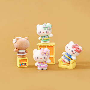 Kt Cat Dolls Mini figurines décoratives de dessins animés pour la maison, le bureau, ornement de bureau, cadeau d'anniversaire pour enfants de 8 à 12 ans - Product Image 4