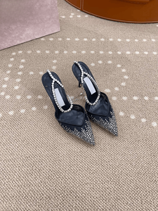 Zapatos de Tacón Alto Jimmy de Alta Calidad con Cadena de Diamantes en el Tobillo, Malla Transpirable que se Ajusta Perfectamente al Arco del Pie - Product Image 5