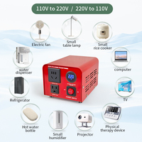 Transformateur de puissance à enroulement en aluminium 500VA 300W, convertisseur bidirectionnel 110V-240V, sortie monophasée 220V-240V, CE ROHS pour