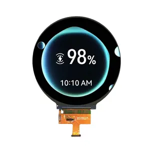 1.12 "TFT rodada tela LCD módulo MIPI IPS círculo smartwatch display lcd 1.12 polegadas tela LCD redonda com painel de toque
