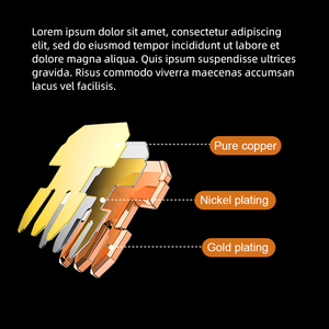 Ethernet vượt qua thông qua RJ45 RJ45 nối CAT5e CAT6 cat6A UTP 8P8C mạ Vàng Mạng <span class=keywords><strong>Modular</strong></span> nối cắm - Product Image 4