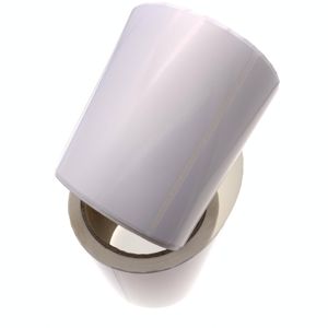 สติกเกอร์ฟิล์ม PP สีขาวมันเงา สติกเกอร์กันน้ําสําหรับเครื่องพิมพ์อิงค์เจ็ท สติกเกอร์ ฉลากบรรจุภัณฑ์ ฉลากกาวม้วน - Product Image 1