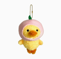 Peluche mignonne et adorable Fruit Story, poupée chapeau de fruit, porte-clés