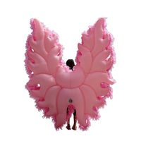 Ailes de papillon gonflables personnalisées de 2,5 m avec souffleur, accessoire de défilé et de fête, ballon lumineux à LED