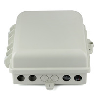 Boîtier de distribution de fibre optique SC étanche IP55 à 16 cœurs, terminal FTTH extérieur, répartiteur de cassette 1:16, certifié CE ROSH