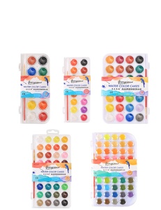 24 لون صلب ، فرشاة رسم محمولة ، لوازم الرسم الفني - Product Image 4