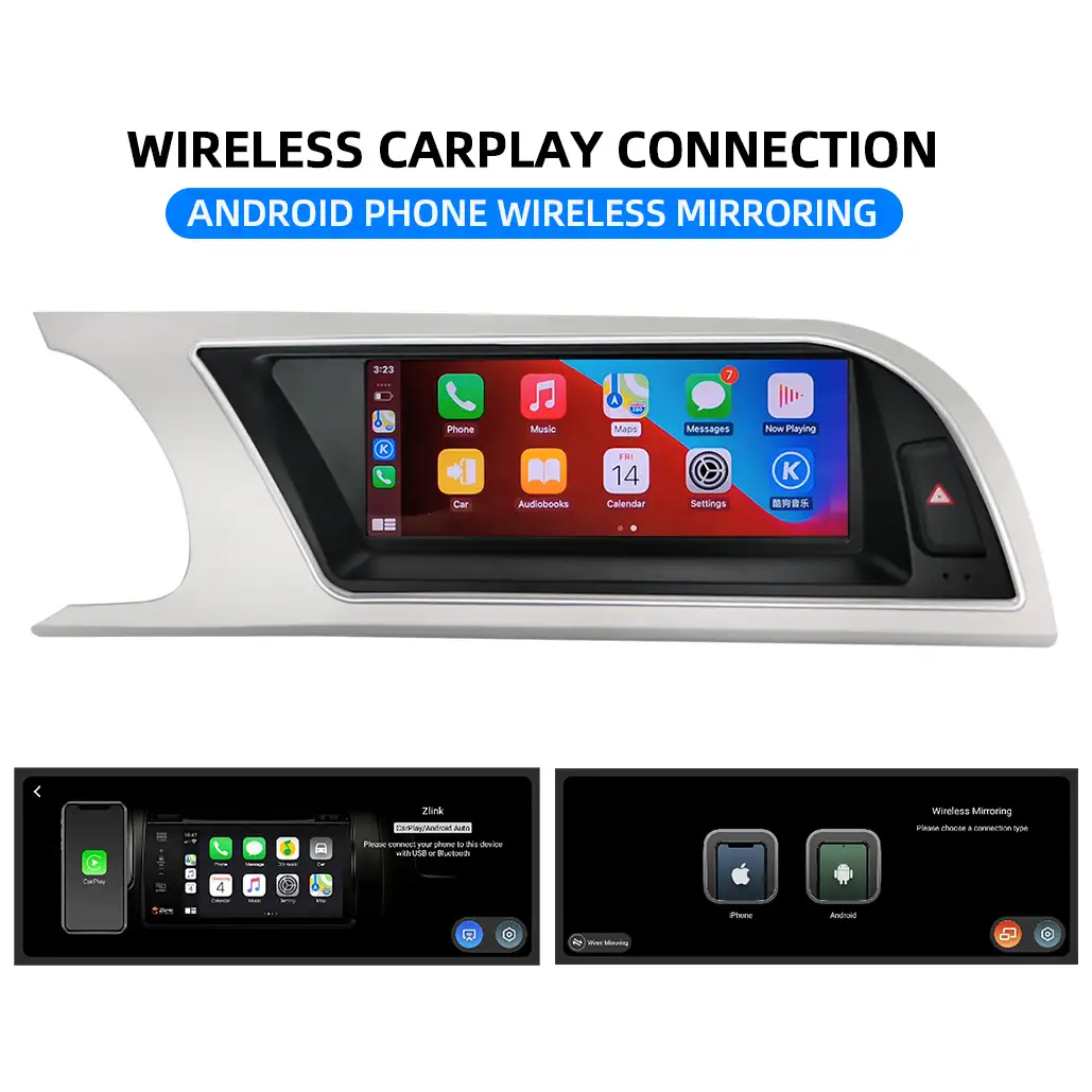 Autoradio ANDROID 11, écran tactile 8.8 ", 8 cœurs, Navigation GPS, lecteur DVD, Wifi, Carplay, 4g, stéréo, pour voiture Audi A5 (2009-2016)