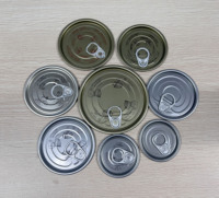 73 83 mm Fer-blanc EOE Easy Open End Couvercles pour Tomate Fish Cans Top 300 #307 #
