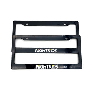 กรอบป้ายทะเบียนรถแข่งทรงสี่เหลี่ยมผืนผ้าตกแต่งแบบ 3 มิติ ดีไซน์เฉพาะตัว สำหรับรถยนต์สเปค US ขายดี - Product Image 5