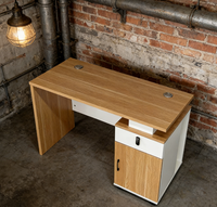 Bureau informatique moderne en bois de 1,2 mètre pour hôpitaux et immeubles de bureaux - un nouveau type de poste de travail de mobilier de bureau