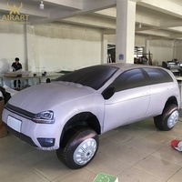 Véritable jouet de voiture gonflable, chariot élévateur gonflable pour enfants, décoration de parc de jeux