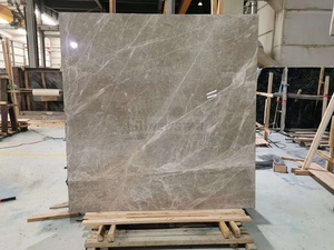 Marbre gris clair naturel de luxe, marbre décoratif pour salon, fond mural, marbre <span class=keywords><strong>italien</strong></span> poli, texture grise - Product Image 3