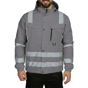Reflective Winter Workwear Safety <b>Jacket</b> for Construction <b>Worker</b> Quick Dry Work Wear Comfortable OEM Services Safety <b>Jackets</b> - Product Image 3