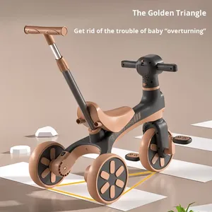 Bicicleta de Equilibrio para Niños con Altavoz de Música, Ligera, sin Pedales, Autoequilibrada, Andador para Bebés, Triciclo - Product Image 3