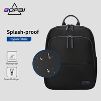 Vente en gros sac à dos Bopai durable, léger, imperméable, tendance et tendance pour femmes sac à dos Preppy 14 pouces pour ordinateur portable, collège décontracté pour femmes