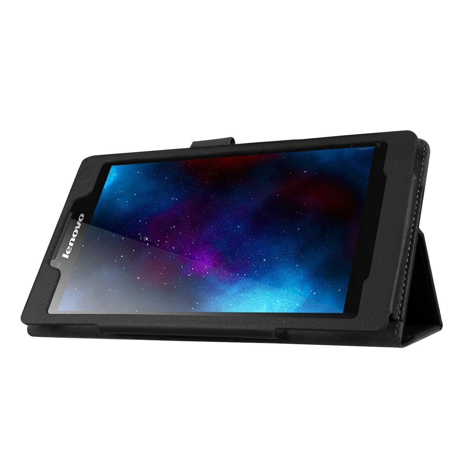 Lenovo Tab M7 7.0 TB-7305 Flip Custodia Case,Heavy Duty Tri-Flod Magnetica Slim pelle Ultra sottile e leggera Case Cover Silicone Custodia per Lenovo Tab M7 7.0 TB-7305F/X/I Tablet PC (oro rosa