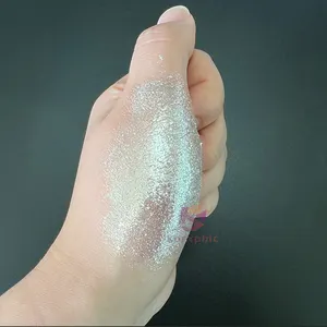 Toptan bukalemun Glitter krom gevreği katı metalik suluboya boya krom tozu elmas Pigment göz farı