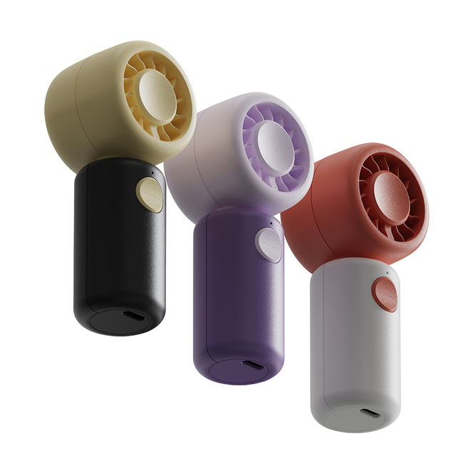 Mini Fan Rechargeable 5000mAh Large Battery Type-C for Hiking Handheld Fan Fans Cooling