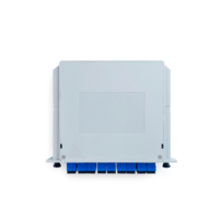 Répartiteur SC UPC PLC 1*8, équipement de fibre optique avec prise en charge POE/GSM/TCP/GPRS pour les réseaux de télécommunication, fibre domestique