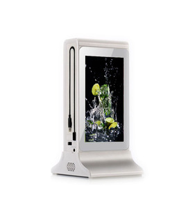FYD-835G Restaurant Digital <strong>Menu</strong> Display Machine USB <strong>Flash</strong> Drive Hotel <strong>Table</strong> Top Advertising Display Player Powerbank - Product Image 4