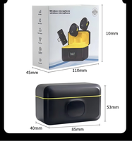 Microphone cravate sans fil Q9 2.4G avec directivité cardioïde pour la réduction du bruit en vidéo en direct