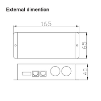 Decodificador Dmx512 de voltaje constante, Dc 12-24v, sin parpadeo, 4 canales, gran potencia, 8a/ch, Dial Digital