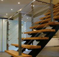 Balustrade en câble d'acier inoxydable SUS316 pour projets résidentiels en bord de mer