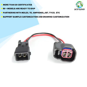 EV1 to EV6インジェクターハーネス (LS用) 4.8 5.3 6.0 EV6 PnPアダプターハーネス (燃料インジェクター用) ワイヤーケーブルとケーブルアセンブリ - Product Image 4