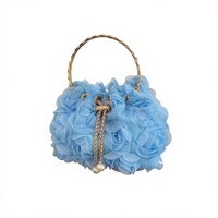Sac à main de soirée élégant en cuir véritable avec dentelle florale, style créateur, chaîne en polyester, luxe léger, nouvelle collection 2026