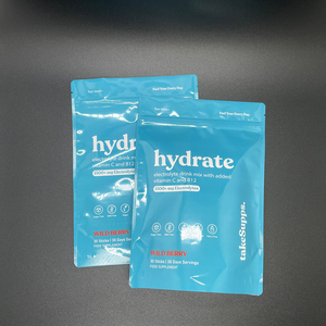 Tùy chỉnh in Bột điện giải có thể khóa lại dây kéo đứng lên túi thực phẩm cấp bao bì thể thao bổ sung dinh dưỡng Túi - Product Image 5