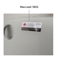 Nouvelle arrivée : Plateau à collation pliable en plastique PP renforcé moulé par injection pour siège de bus