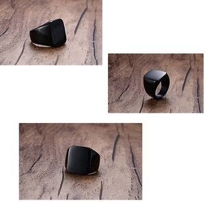 남성용 2024 도매 패션 셀틱 삼각형 스테인레스 스틸 사용자 정의 7-13 # 반지 - Product Image 5