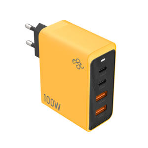 <span class=keywords><strong>Chargeur</strong></span> rapide 100W à 4 ports Technologie GaN Compatible multi-téléphones USB-A2 large tension + <span class=keywords><strong>chargeur</strong></span> USB-C2 - Product Image 4