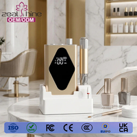 Ponceuse à ongles sans balais en acier inoxydable 40 000 tr/min, portable, rechargeable, pour salon, vente en gros usine, populaire